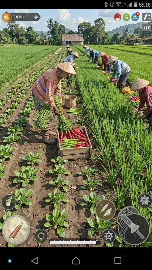 Momen petualangan bersama teman-teman di dunia fantastis.