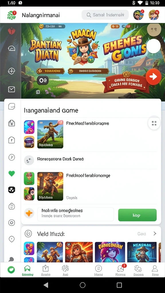 Fitur multiplayer yang memungkinkan interaksi dengan pemain lain.