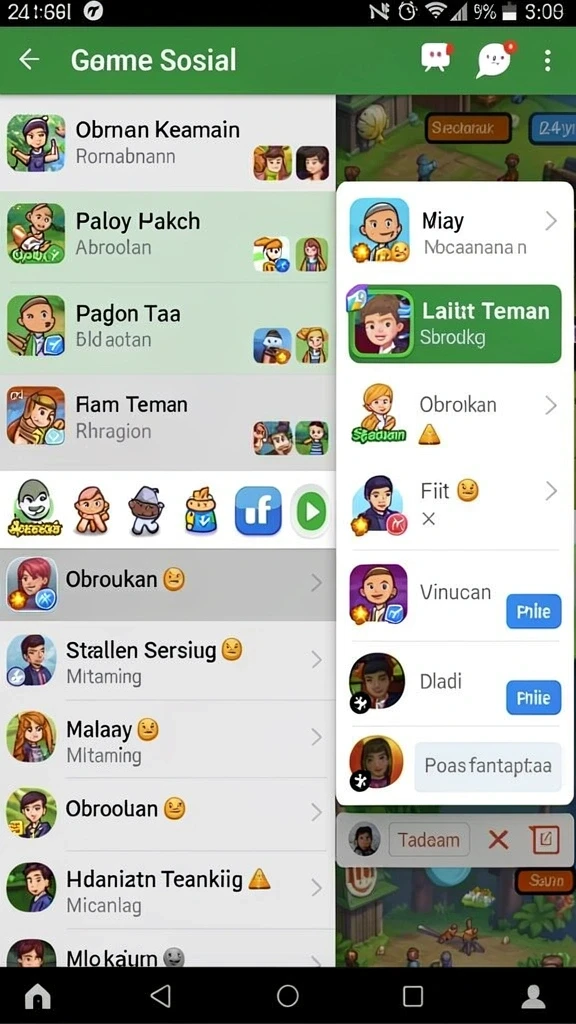 Misi menantang dengan berbagai level yang menarik.