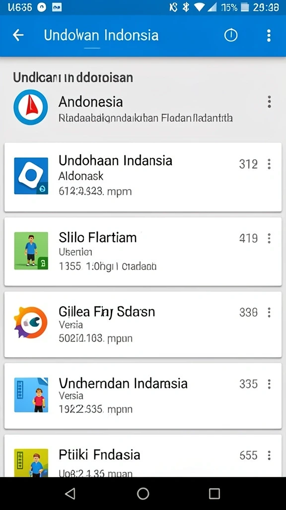 Karakter-karakter unik yang siap beraksi dalam game.
