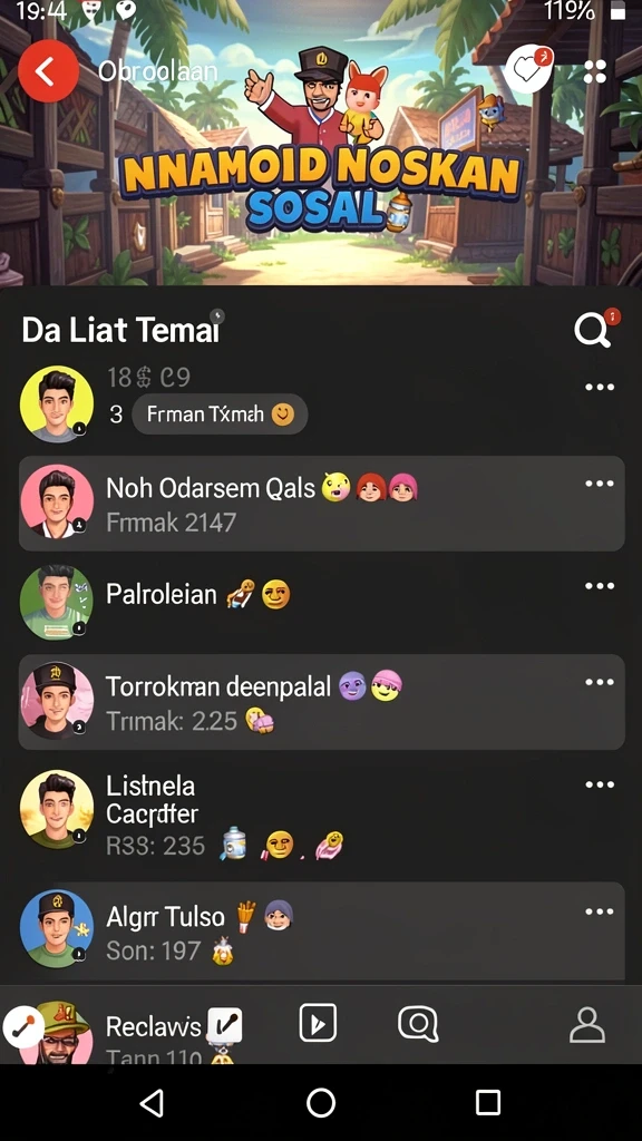 Fitur leaderboard untuk bersaing dengan teman.