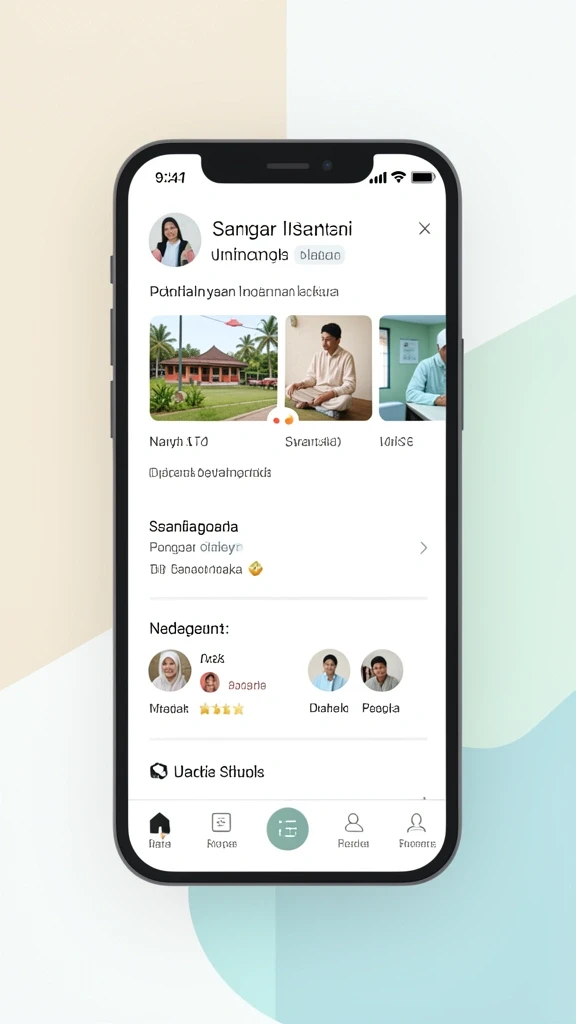 Tampilan antarmuka yang user-friendly.