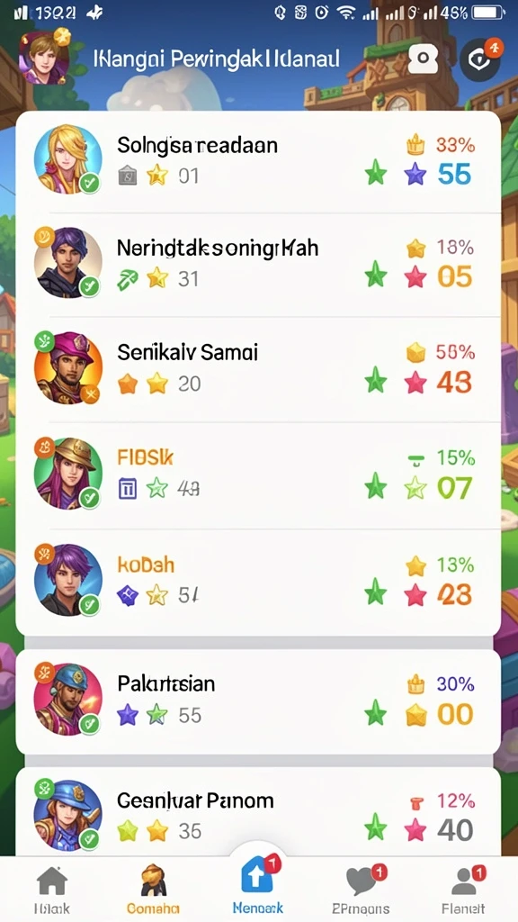 Screenshot momen turnamen dengan hadiah menarik.