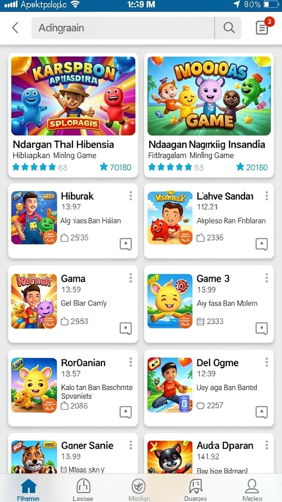 Tampilan antarmuka pengguna yang intuitif.