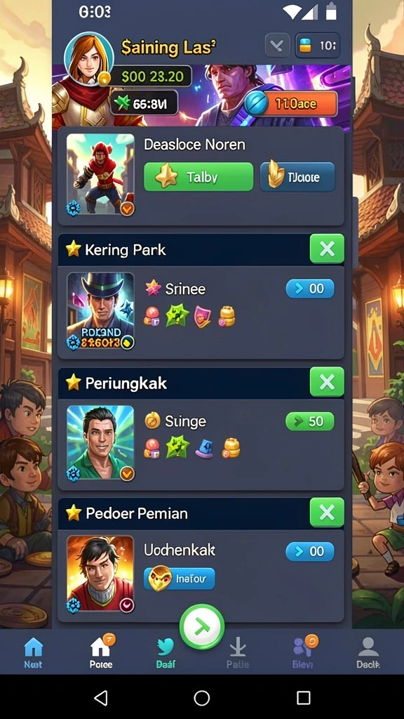 Bergabung dengan komunitas game yang aktif dan menyenangkan.