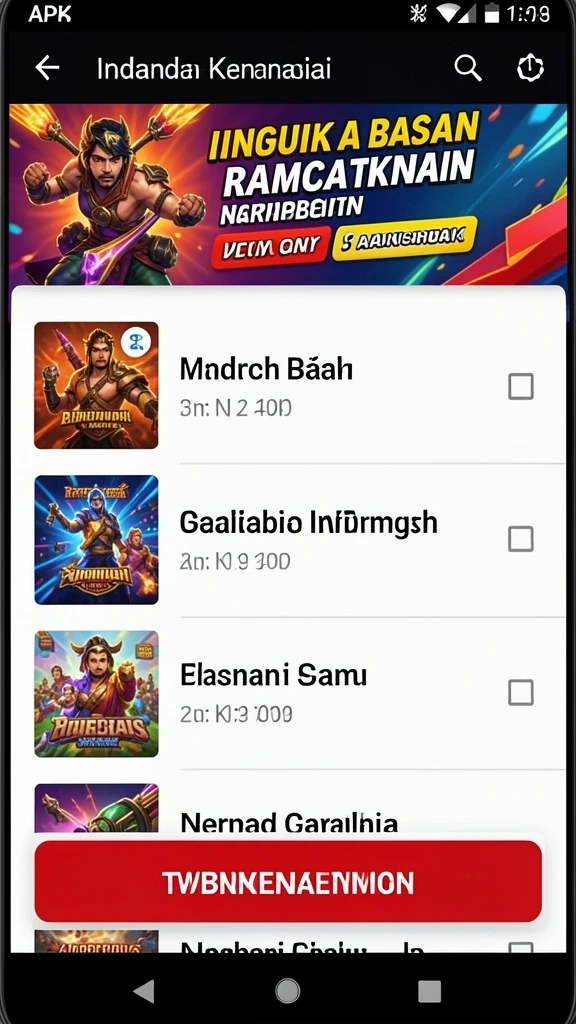 Tampilan antarmuka utama GADAITOTO yang menarik.