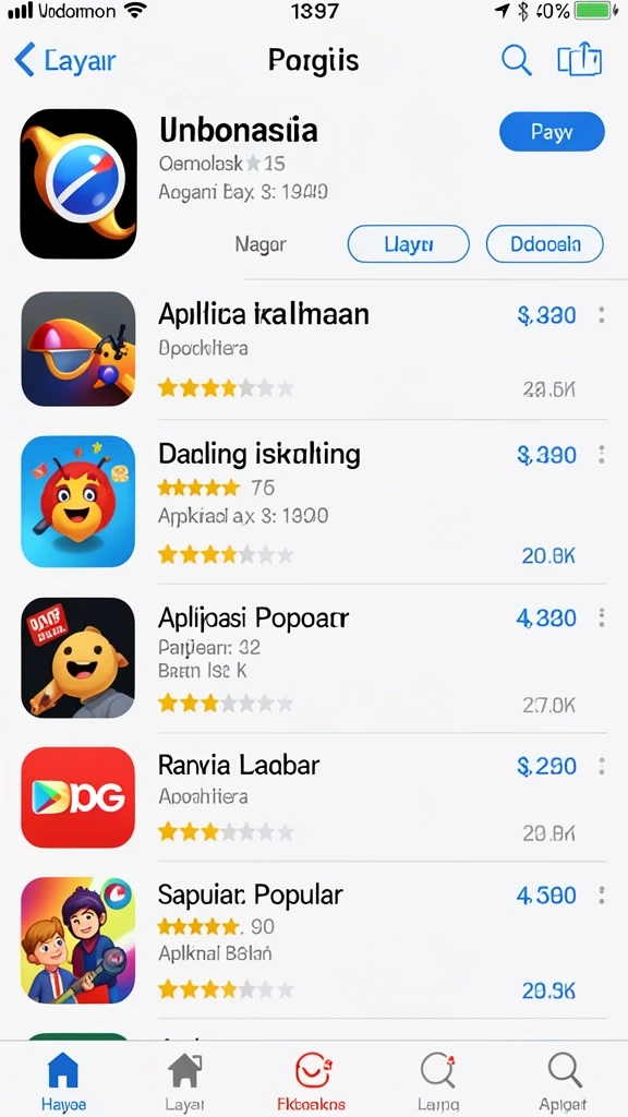 Mode permainan kompetitif yang seru dan menantang.