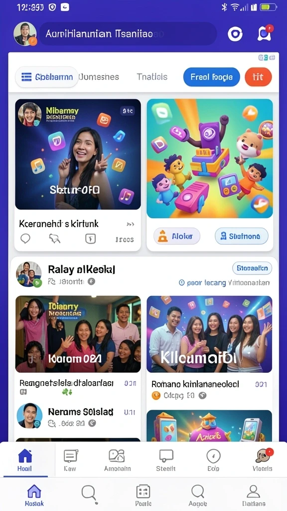 Pengaturan level yang menantang dan adiktif.