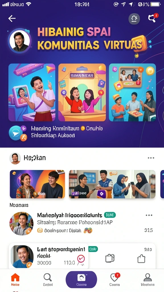 Berbagai mode permainan yang seru dan menantang.