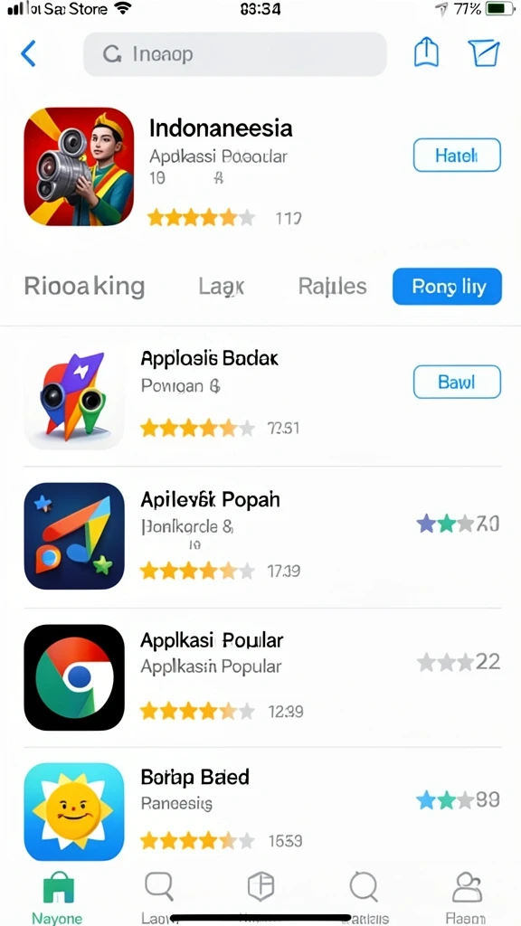 Tampilan antarmuka yang ramah pengguna.