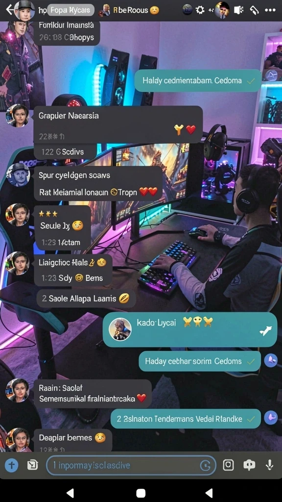 Screenshot menampilkan karakter unik dalam permainan.