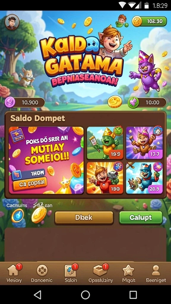 Screenshot menunjukkan momen seru saat bermain Multiplayer.