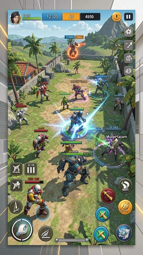 Screenshot dari mode permainan multiplayer KILAUWIN.