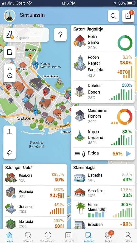 Pengaturan mode permainan yang bervariasi sesuai pilihan.