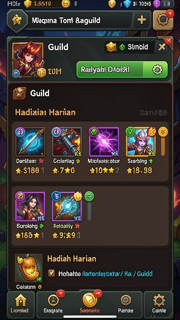 Fitur mini-game yang menambah keseruan bermain.