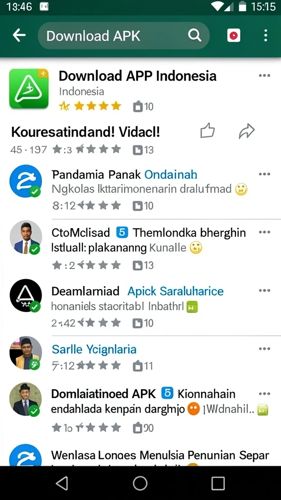 Tampilan karakter kustomisasi yang menarik.