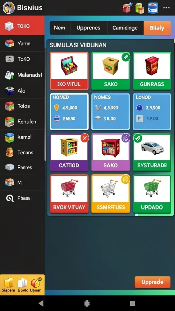 Fitur turnamen yang memungkinkan interaksi pemain.