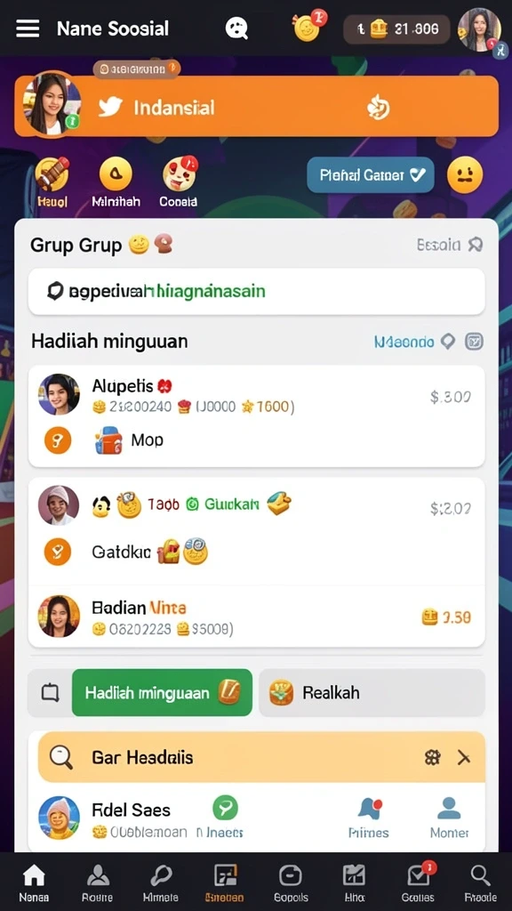 Tampilan antarmuka yang ramah pengguna.