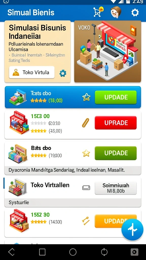 Tampilan antarmuka yang menarik dan mudah digunakan.