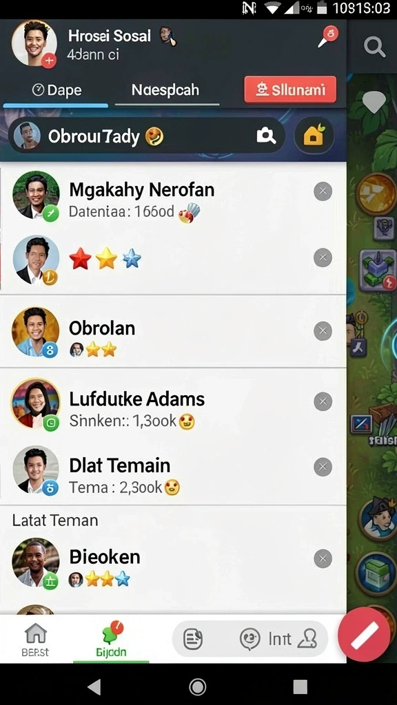 Tampilan antarmuka yang user-friendly.