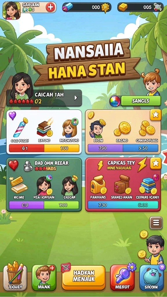 Tantangan level yang menarik dan menantang.