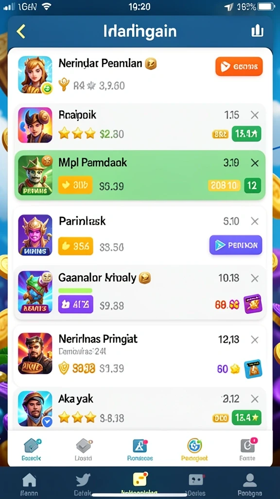 Sistem reward yang menguntungkan untuk pemain.