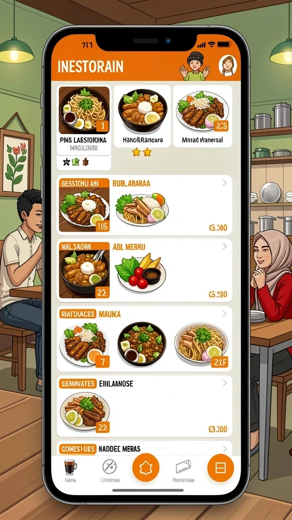Tangkapan layar dari karakter yang sedang beraksi.