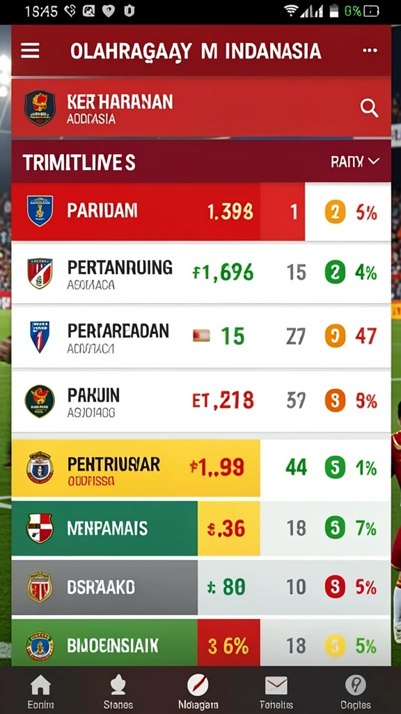 Tantangan level yang semakin sulit dan menantang.