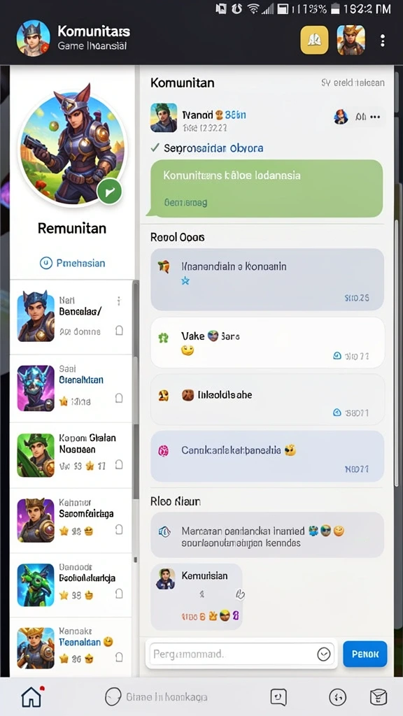Tampilan antarmuka yang menarik dan mudah digunakan.