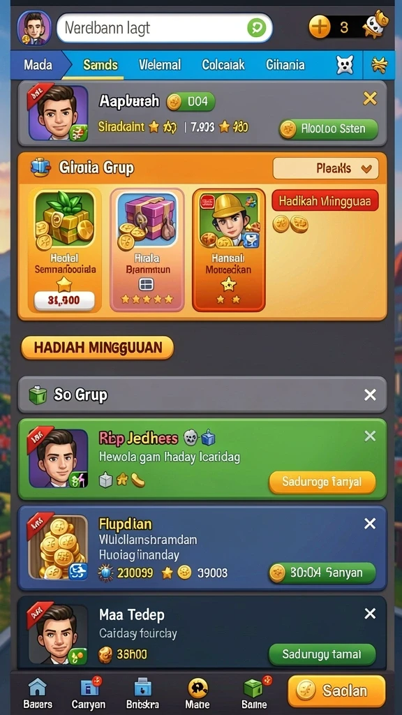Tampilan antarmuka yang menarik dan mudah digunakan.