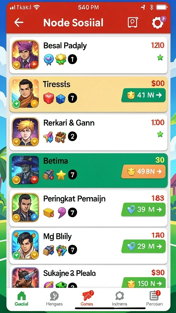 Petunjuk permainan yang jelas dan mudah dipahami.