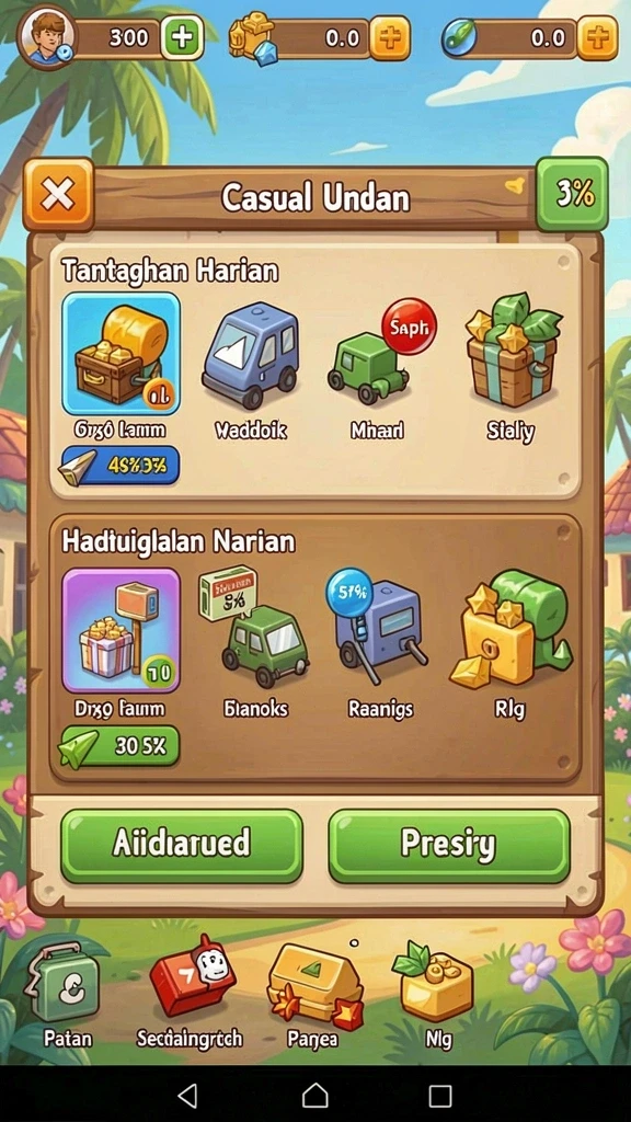 Tampilan antarmuka yang user-friendly dan menarik.